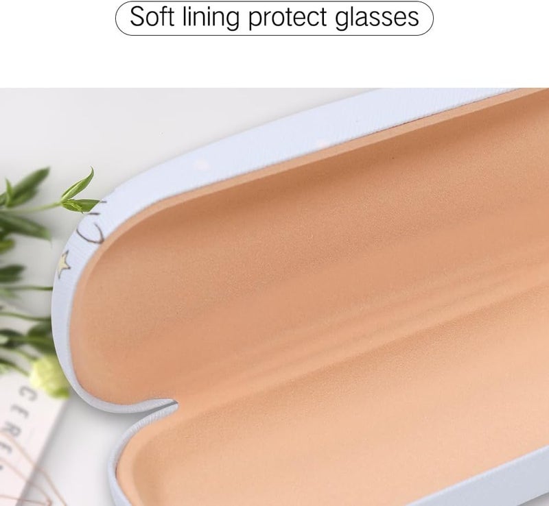 PERFECTSIGHT Store Hard Shell Eyeglasses Case, Kawaii Protective Glasses Case for Kids, Cute Eyeglass Case for Women Men Girls - Image 4